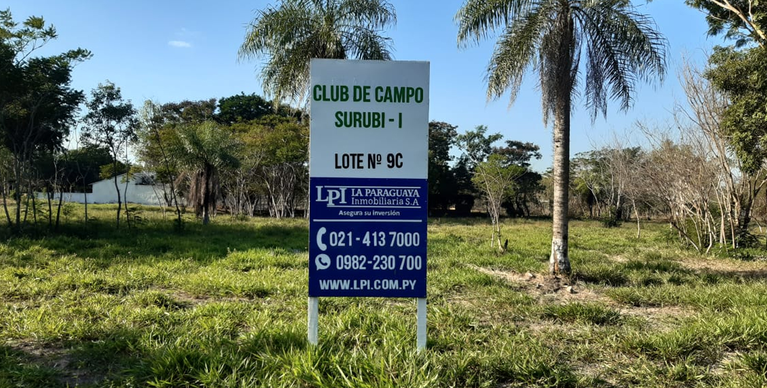 5 Lotes Amplios y Exclusivos  Club de Campo Surubi´ i - Mariano R. Alonso